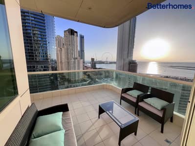 2 Bedroom Flat for Rent in Dubai Marina, Dubai - Sea View | Spacious | Unfurnished