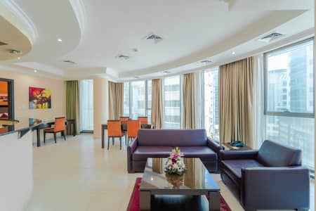 2 Bedroom Apartment for Rent in Al Barsha, Dubai - living room 02. JPG