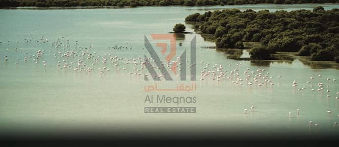 Mixed Use Land for Sale in Al Zorah, Ajman - Commercial residential land for sale The land area is 1538 square meters, and there are 4 golf courses nearby
