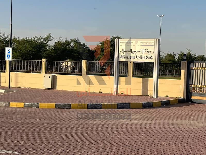 Sale of residential investment lands (ground and first) In the Manama region - Basin 13 in the Emirate of Ajman, on Al-Naseem Main Street, 4305 feet