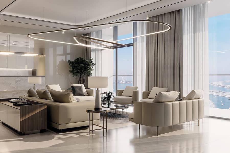 位于迪拜港，索布哈海洋天堂公寓，索巴海文大厦A座 3 卧室的公寓 10200908 AED - 8947952