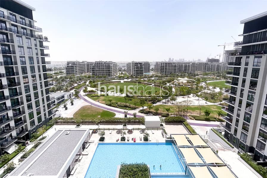 Full Pool and Park View | Vacant | High Floor