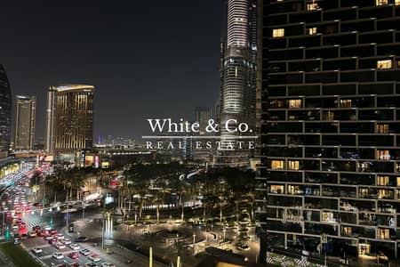 2 Bedroom Apartment for Rent in Downtown Dubai, Dubai - Fully Furnished | Large Layout | Burj View
