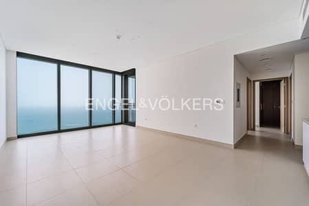 2 Bedroom Apartment for Rent in Dubai Marina, Dubai - Unfurnished | High Floor | Sea View