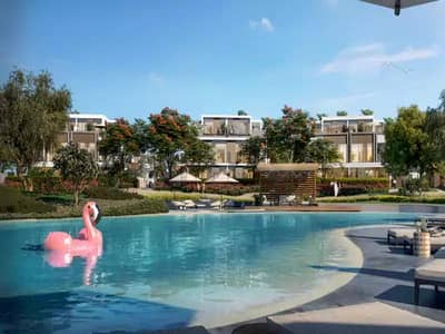 4 Bedroom Villa for Sale in Tilal Al Ghaf, Dubai - Pool facing | Closed kitchen | 4 Bedrooms