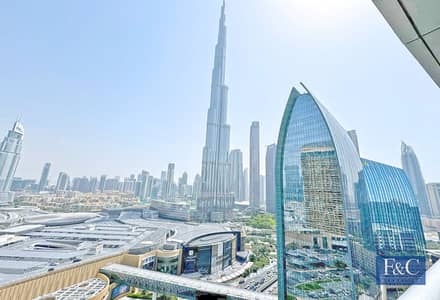 2 Bedroom Flat for Rent in Downtown Dubai, Dubai - Serviced Apartment | Burj Khalifa View | Furnished