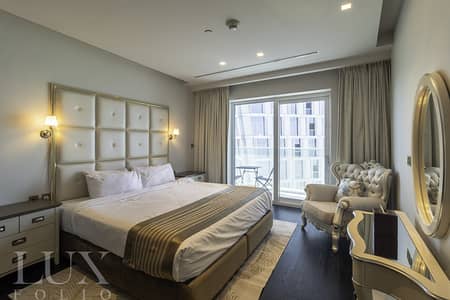 1 Bedroom Flat for Rent in Dubai Marina, Dubai - Furnished | High Floor | Fendi Design