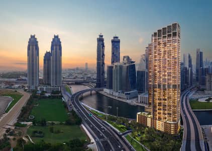 2 Cпальни Апартамент Продажа в Бизнес Бей, Дубай - One River Point_Aerial View. jpg