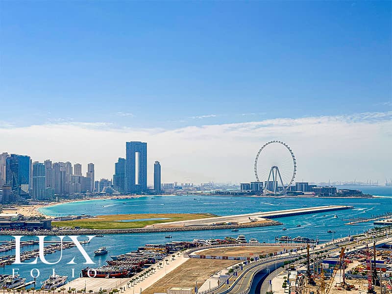 位于迪拜港，艾玛尔海滨社区，海滩风光公寓小区 1 卧室的公寓 150000 AED - 8949829