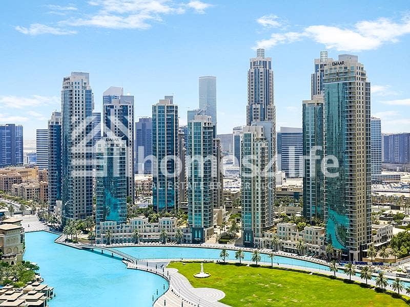 Full Burj Khalifa and Fountain View for 3BR in The Residences