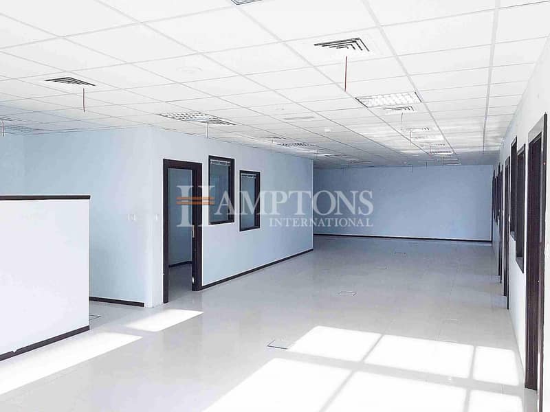 5 Partitions | Open Work Space | 3 Parking