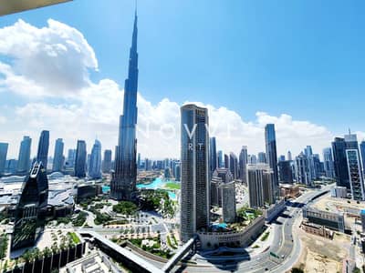 3 Bedroom Flat for Rent in Downtown Dubai, Dubai - High Floor | Vacant | Burj View | Bills Inclusive