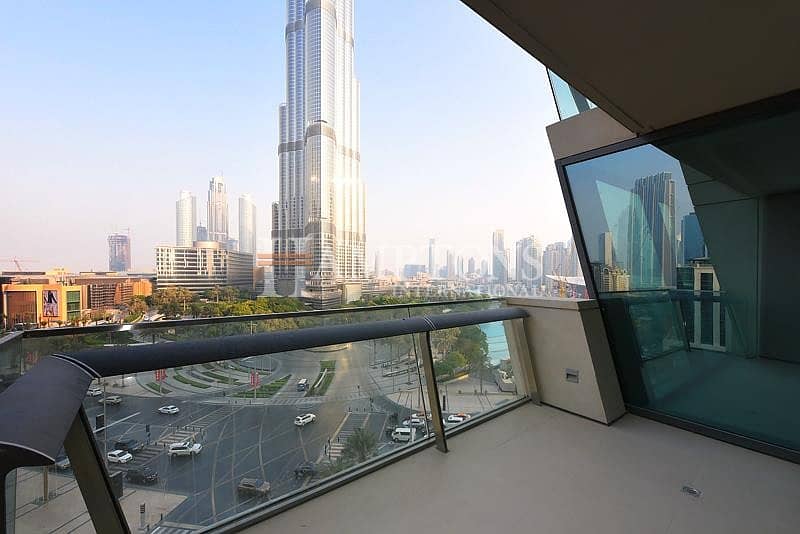 Burj Khalifa View | Spacious 2BR | Low Floor