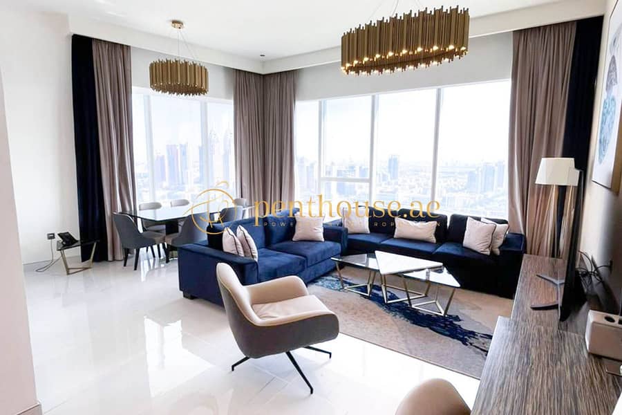 位于迪拜媒体城，迪拜阿瓦尼棕景套房酒店 2 卧室的公寓 4500000 AED - 8950873