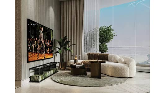 3 Bedroom Apartment for Sale in Business Bay, Dubai - canal-crown-damac-dubai-business-bay-living. jpg
