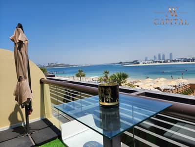 Studio for Sale in Palm Jumeirah, Dubai - Sea View | Large Balcony | Fully Furnished