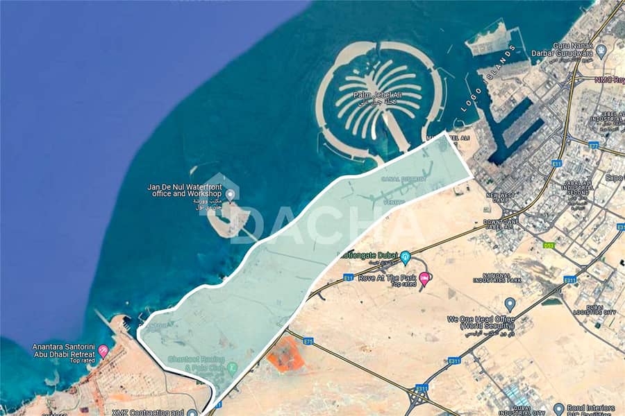 ارض سكنية في مدينة العرب،واجهة دبي البحرية 50000000 درهم - 8950427