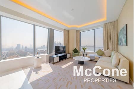 1 Bedroom Flat for Rent in Palm Jumeirah, Dubai - Corner Unit | Amazing View | Furnished