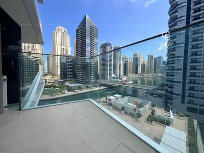 1 Bedroom Flat for Rent in Dubai Marina, Dubai - Marina and Pool view | Vacant | Huge Layout