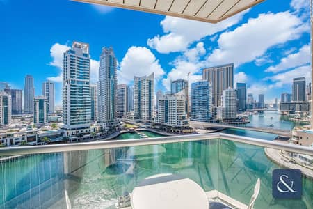 2 Bedroom Flat for Rent in Dubai Marina, Dubai - Low Floor | Marina Views | Two Bedrooms