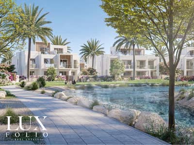 5 Bedroom Townhouse for Sale in The Valley by Emaar, Dubai - Single row - Water front - Centre Island