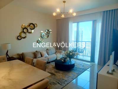 1 Bedroom Apartment for Rent in Dubai Creek Harbour, Dubai - Chiller Free | High floor | Furnished | Vacant