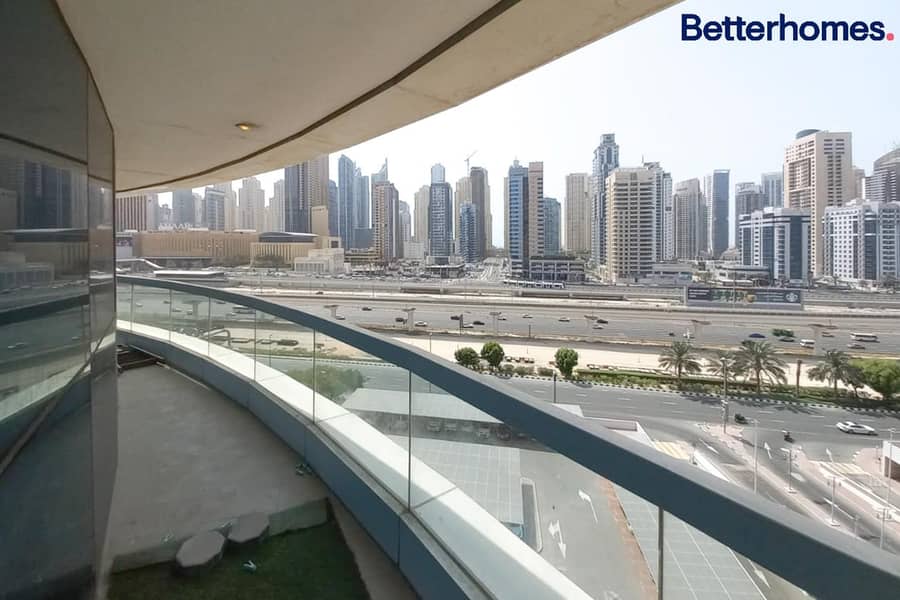Rented | Sheikh Zayed View | Unfurnished | Balcony