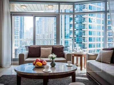 2 Bedroom Apartment for Rent in Dubai Marina, Dubai - Fully Furnished |Marina View | High floor