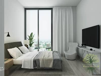 1 Bedroom Flat for Sale in Muwaileh, Sharjah - Room Render - Al Mamsha Raseel. jpg