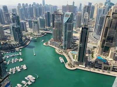 迪拜码头， 迪拜 2 卧室单位待租 - 位于迪拜码头，滨海之门，朱美拉生活滨海之门 2 卧室的公寓 345000 AED - 7829023
