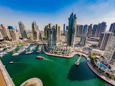 3 Bedroom Apartment for Rent in Dubai Marina, Dubai - Marina View | Well Maintained I Modern Layout