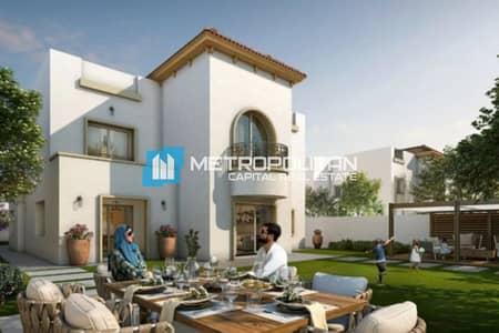 5 Bedroom Villa for Sale in Al Shamkha, Abu Dhabi - Corner | Double Row | Modern Arabic Villa | 5BR+M