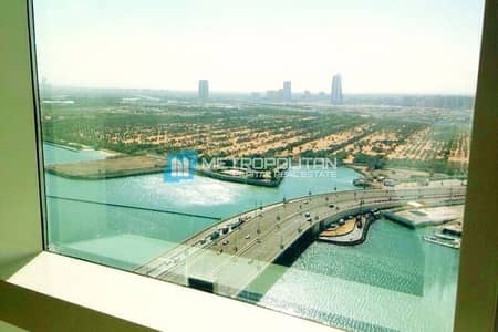2 Bedroom Apartment for Sale in Al Reem Island, Abu Dhabi - Full Sea View | High Floor 2BR | Closed Kitchen