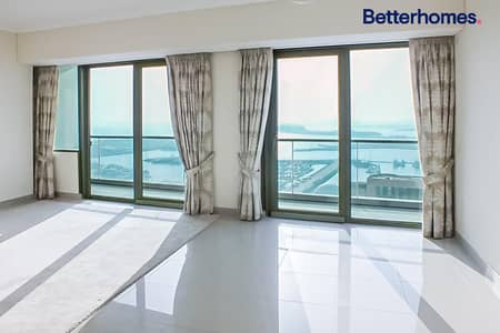 3 Bedroom Flat for Rent in Dubai Marina, Dubai - Palm and Blue Waters View | Maids Room| Vacant