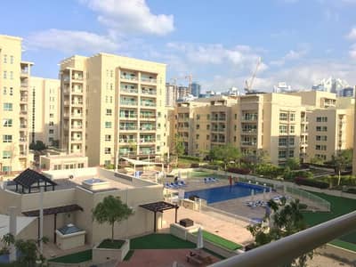 2 Cпальни Апартаменты в аренду в Гринс, Дубай - pool. jpeg