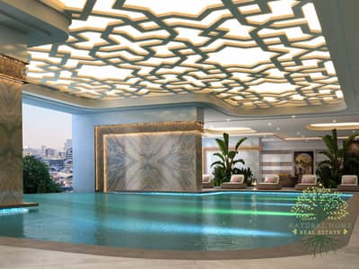 2 Cпальни Апартамент Продажа в Аль Мамзар, Шарджа - 2-FF - Swimming Pool V02. jpg