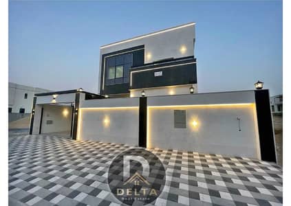 Without down payment, you own a wonderful villa for sale in Ajman the first inhabitant, freehold, personal finishing on Sheikh Mohammed bin Zayed Road