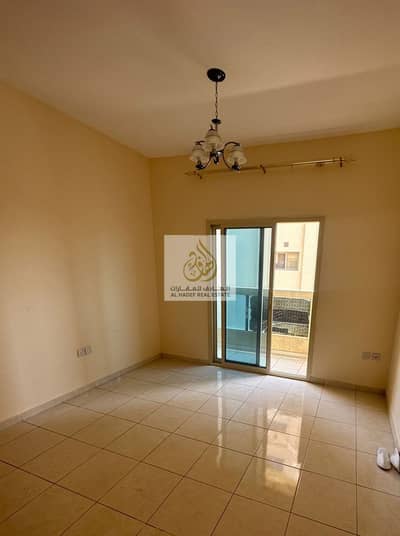 For annual rent in Ajman, two rooms and a very large hall, 2 bathrooms with a large balcony
