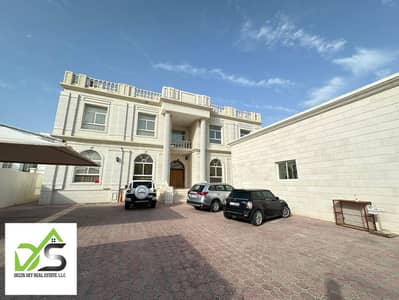 An amazing opportunity to occupy a three-bedroom apartment with a living room attached to a private entrance with a courtyard in Shakhbout City, with an annual rent of 90,000 dirhams.