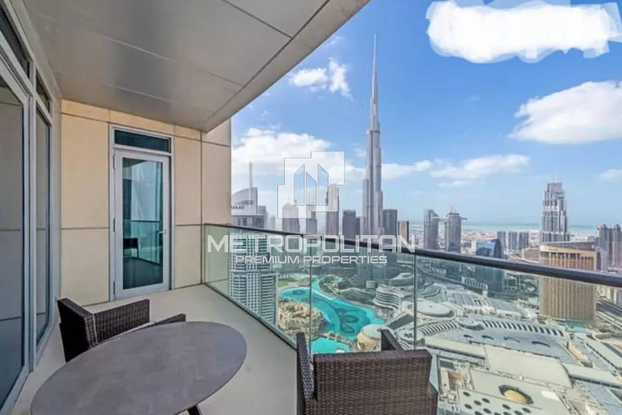 位于迪拜市中心，谦恭公寓喷泉景观综合体，谦恭喷泉景观2号大厦 3 卧室的顶楼公寓 12900000 AED - 8959394