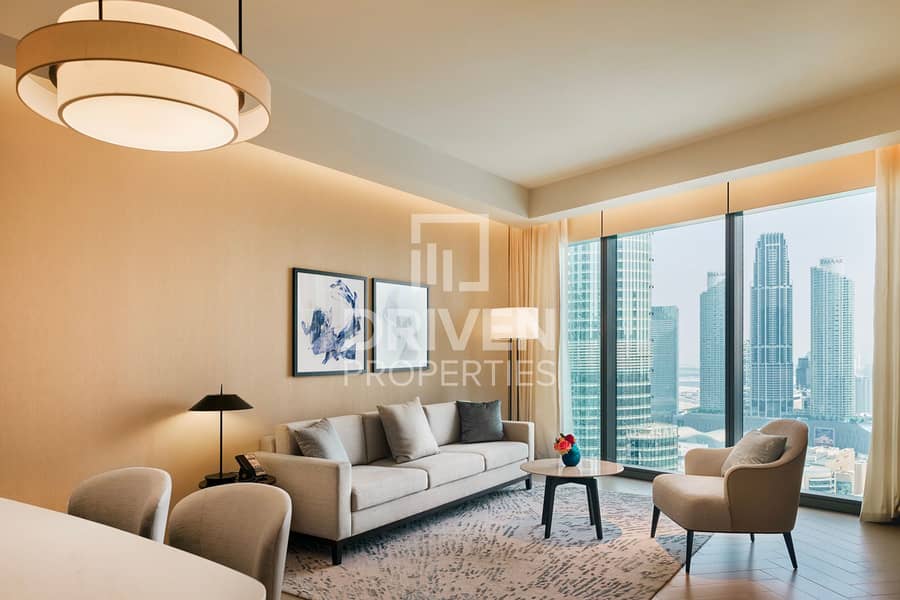 位于迪拜市中心，迪拜歌剧院谦恭公寓，The Address Residences Dubai Opera Tower 1 3 卧室的公寓 599999 AED - 8944045