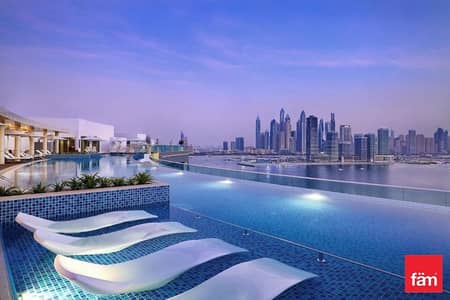 Studio for Sale in Palm Jumeirah, Dubai - High floor | Fully Furnished | Payment plan