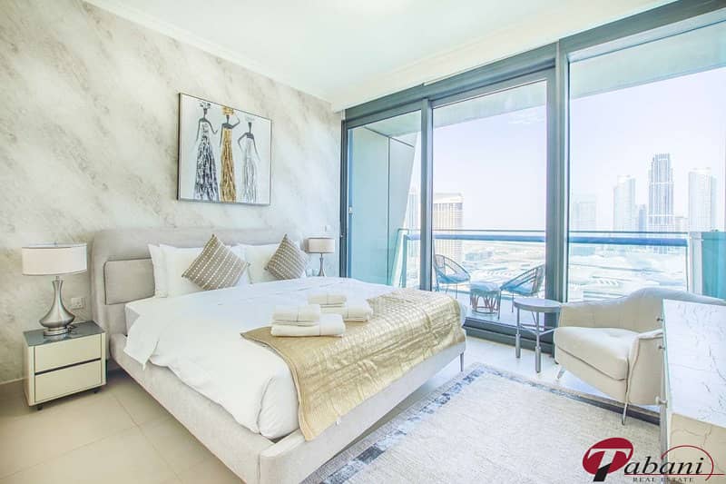Scenic 3D Burj View | Luxury Living | Furnished