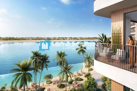 1 Bedroom Flat for Sale in Yas Island, Abu Dhabi - Full Canal View| 1BR w/ Balcony | Seaside Serenity