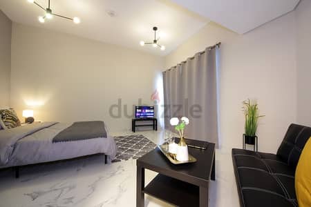 Studio for Rent in Dubai South, Dubai - Beautiful studio in Dubai south/ Furnished/ Bills included