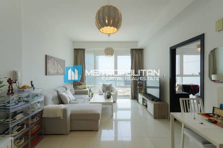 1 Bedroom Apartment for Sale in Al Reem Island, Abu Dhabi - Fully Furnished 1BR|Community View|High Floor
