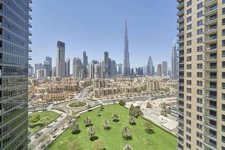 3 Bedroom Apartment for Rent in Downtown Dubai, Dubai - High Floor | Burj and Park View | Spacious Layout