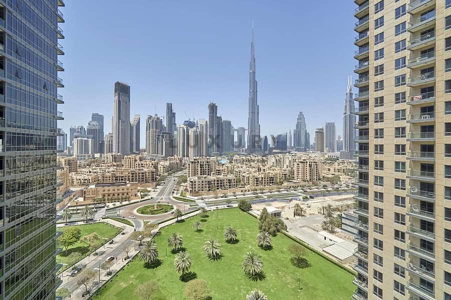 High Floor | Burj and Park View | Spacious Layout