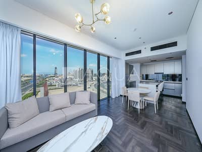1 Bedroom Flat for Rent in Al Jaddaf, Dubai - Brand New | Furnished | Burj Khalifa View