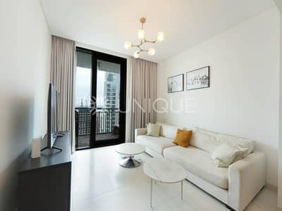 1 Bedroom Apartment for Rent in Dubai Creek Harbour, Dubai - High Floor | Furnished | Balcony With Creek View